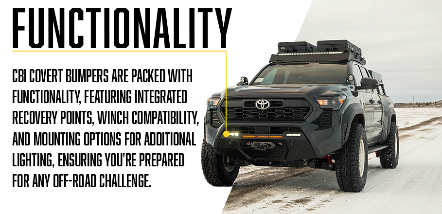 CBI Offroad Fab - Covert Front Bumper - Toyota Tacoma (2024-2025)