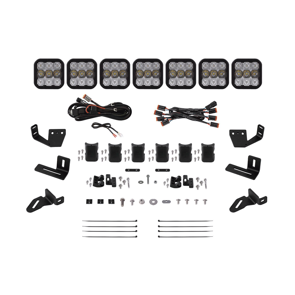 Diode Dynamics - SS5 CrossLink Lightbar Kit for Prinsu/Sherpa Roof Racks