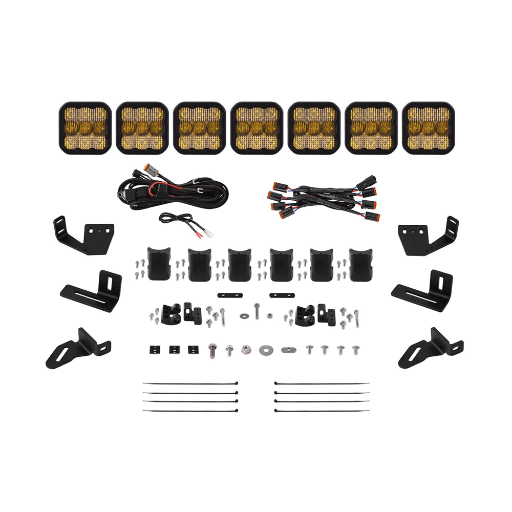 Diode Dynamics - SS5 CrossLink Lightbar Kit for Prinsu/Sherpa Roof Racks