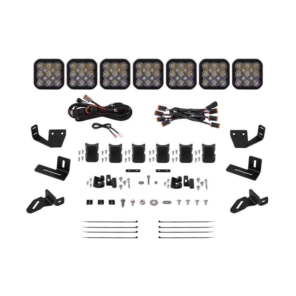 Diode Dynamics - SS5 CrossLink Lightbar Kit for Prinsu/Sherpa Roof Racks