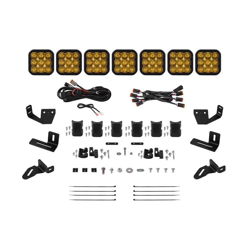 Diode Dynamics - SS5 CrossLink Lightbar Kit for Prinsu/Sherpa Roof Racks