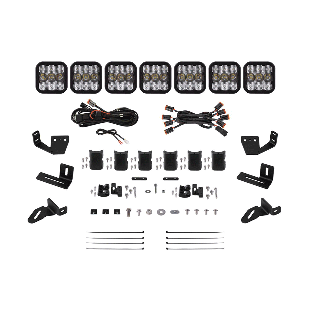 Diode Dynamics - SS5 CrossLink Lightbar Kit for Prinsu/Sherpa Roof Racks