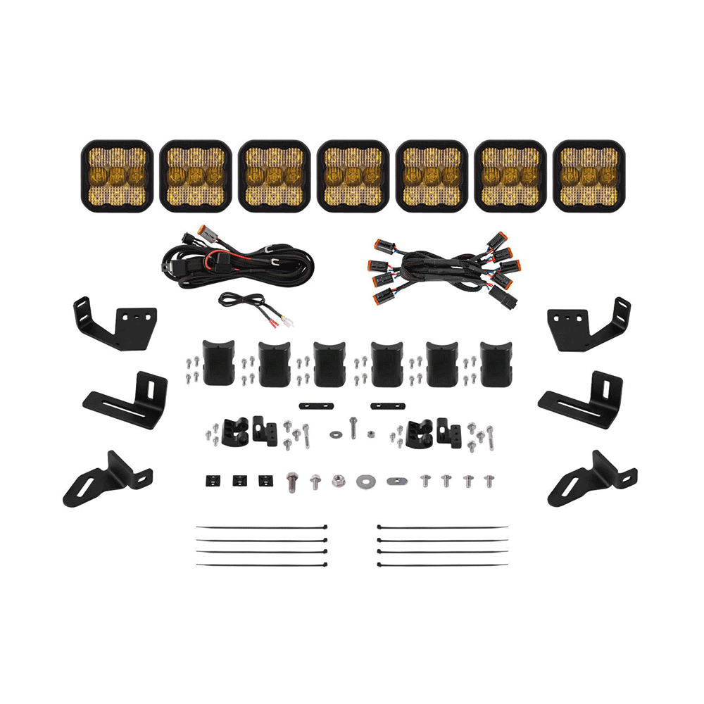 Diode Dynamics - SS5 CrossLink Lightbar Kit for Prinsu/Sherpa Roof Racks