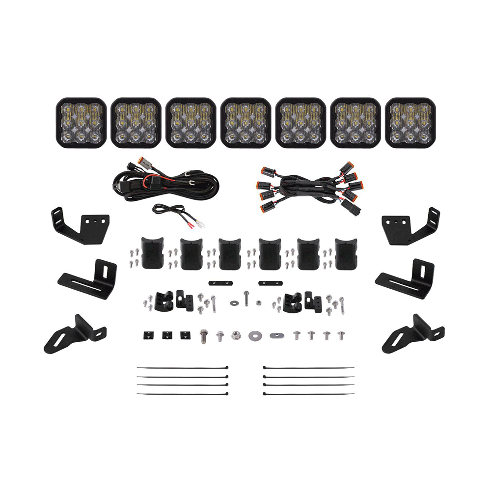 Diode Dynamics - SS5 CrossLink Lightbar Kit for Prinsu/Sherpa Roof Racks