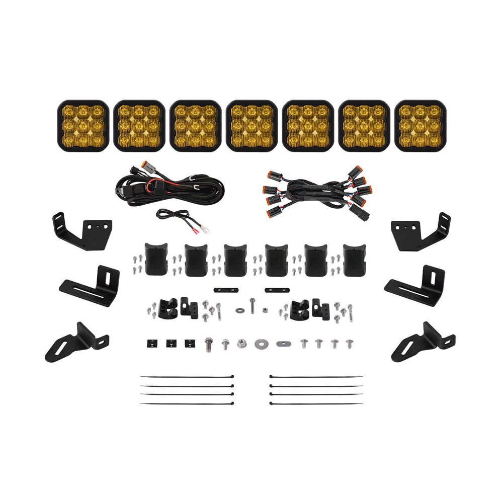 Diode Dynamics - SS5 CrossLink Lightbar Kit for Prinsu/Sherpa Roof Racks