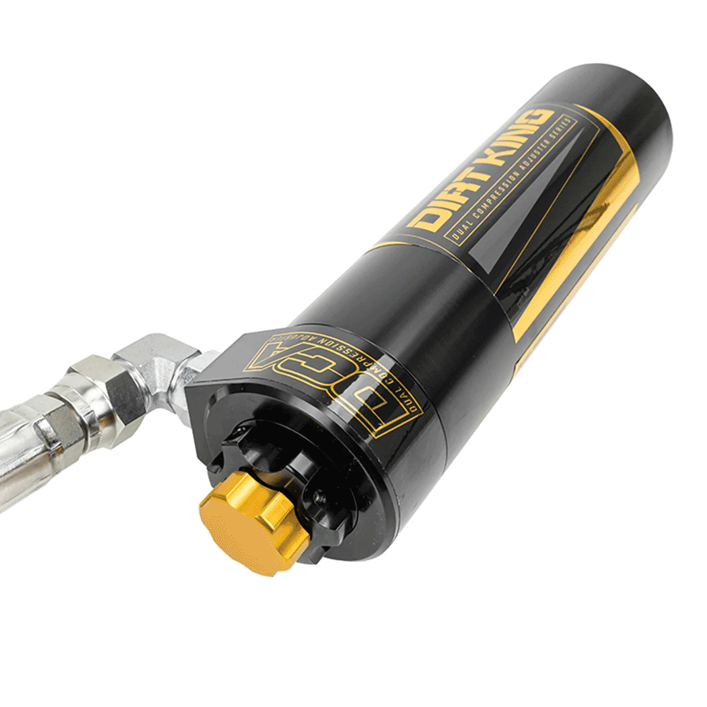 Dirt King Fabrication - 2.5 Smooth Body Shocks - DCA Remote Reservoir - Toyota Tacoma (2024-2025)