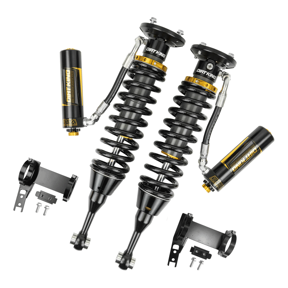 Dirt King Fabrication - 2.5 Coilovers - DCA Remote Reservoir - Toyota Tacoma (2024-2025)
