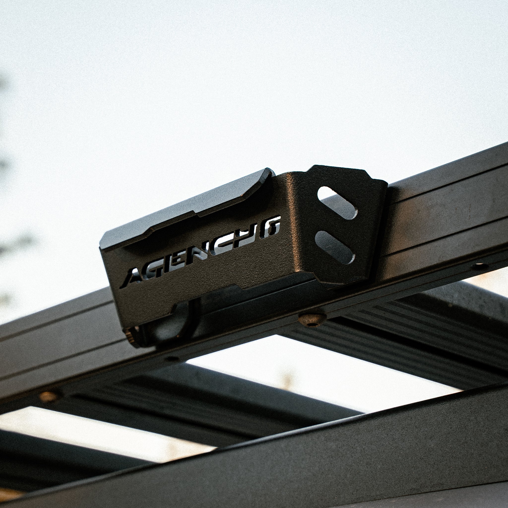 Agency 6 - Top Mount Grab Handles - Pair (Black)