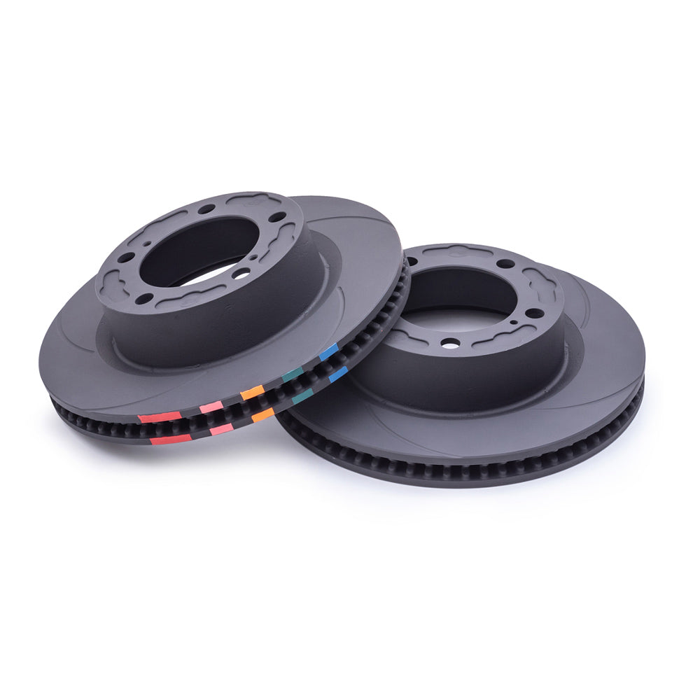 Powerbrake - Front D-Line Rotor & Pad Kits - Toyota 4Runner (2010-2023)