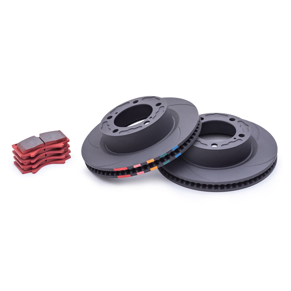 Powerbrake - Front D-Line Rotor & Pad Kits - Toyota 4Runner (2010-2023)
