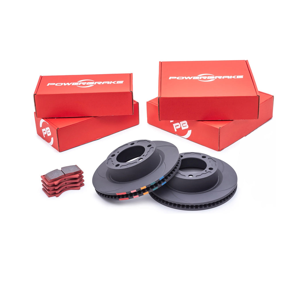 Powerbrake - Front D-Line Rotor & Pad Kits - Toyota 4Runner (2010-2023)