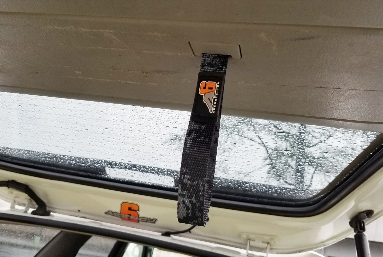Agency 6 - Rear Lift Gate Hatch Pull Assist Strap (DIG GREY) - (3rd/4th GEN) Toyota 4Runner