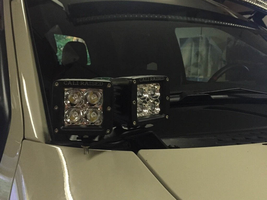 Cali Raised LED - Ditch Light Bracket Extensions