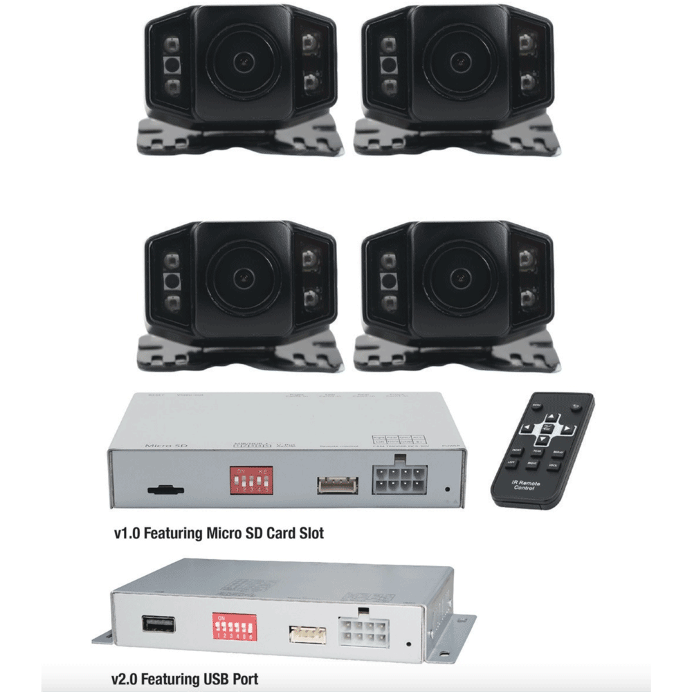 Stinger - Off-Roading Monitoring Kit with Integrated DVR & Four-Camera System