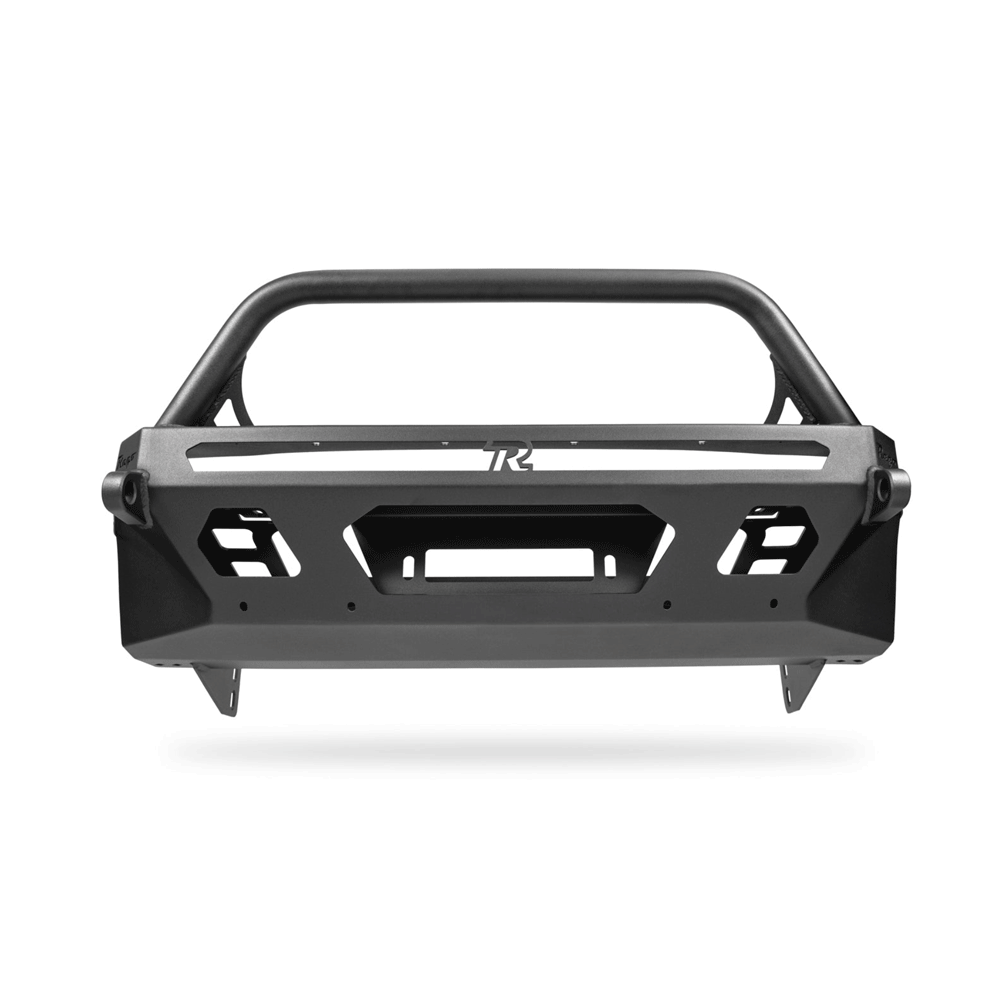 Rago Fabrication - Center Mount Winch Front Bumper with Top Hoop - Toyota 4Runner (2010-2024)