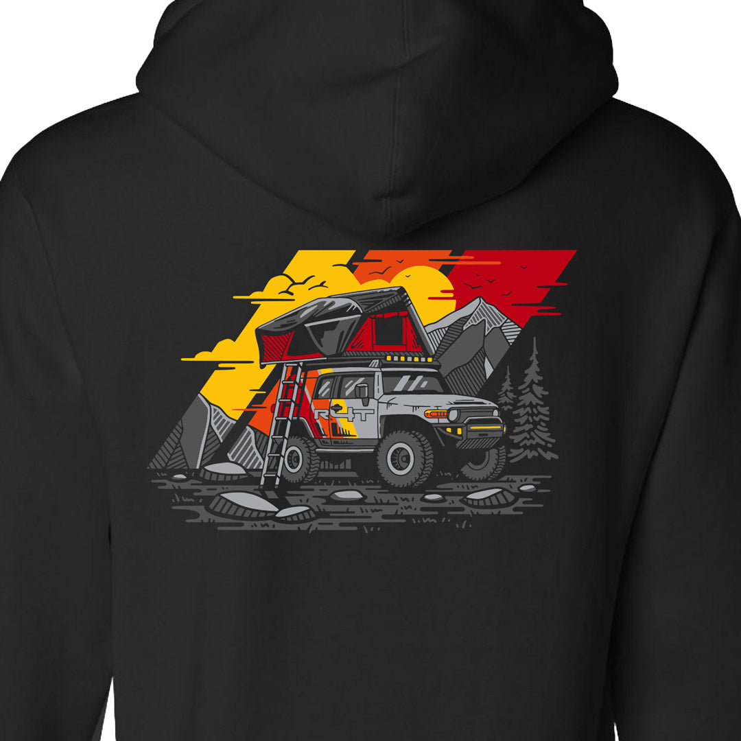 R4T - Hoodie - Heritage Stripes FJ Cruiser