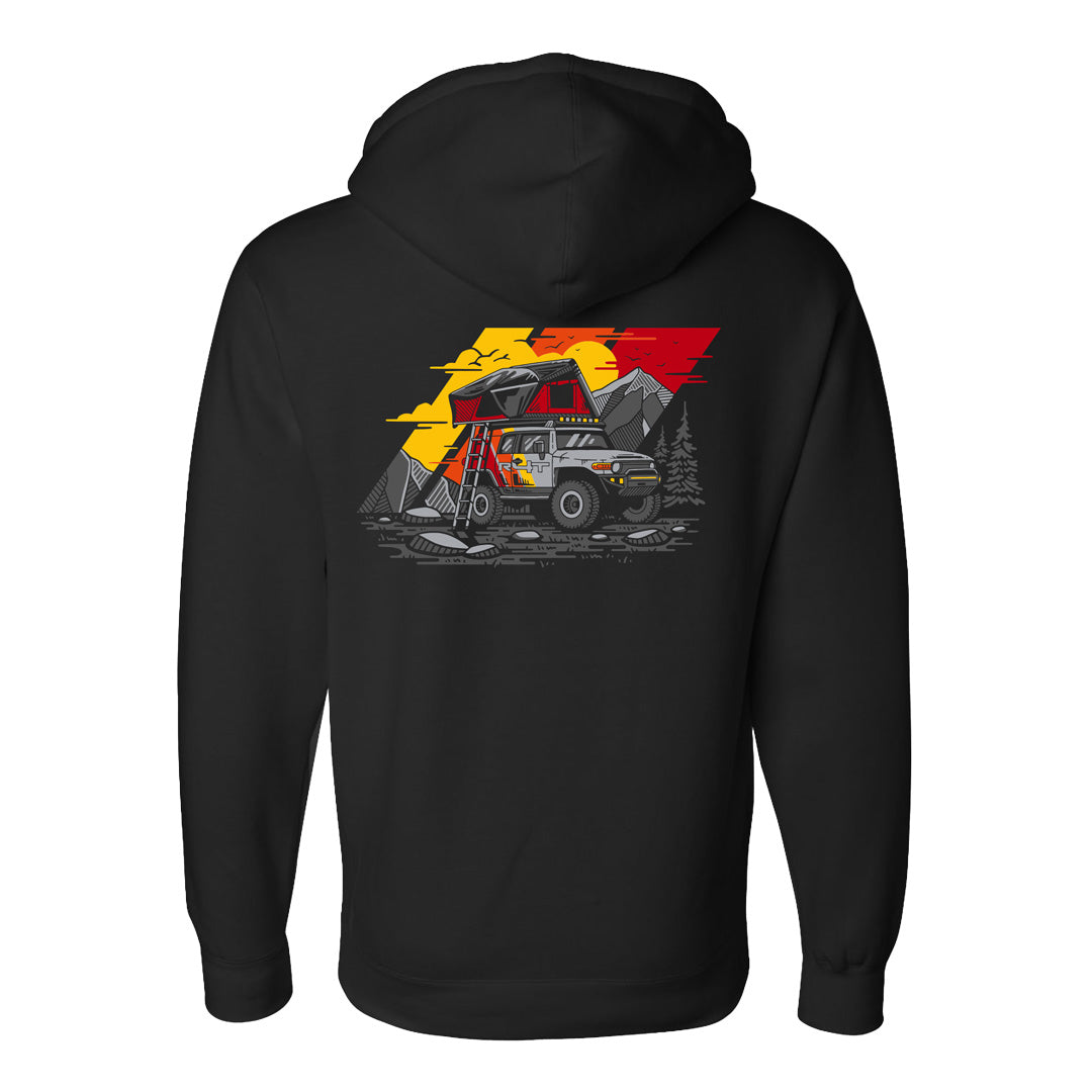 R4T - Hoodie - Heritage Stripes FJ Cruiser