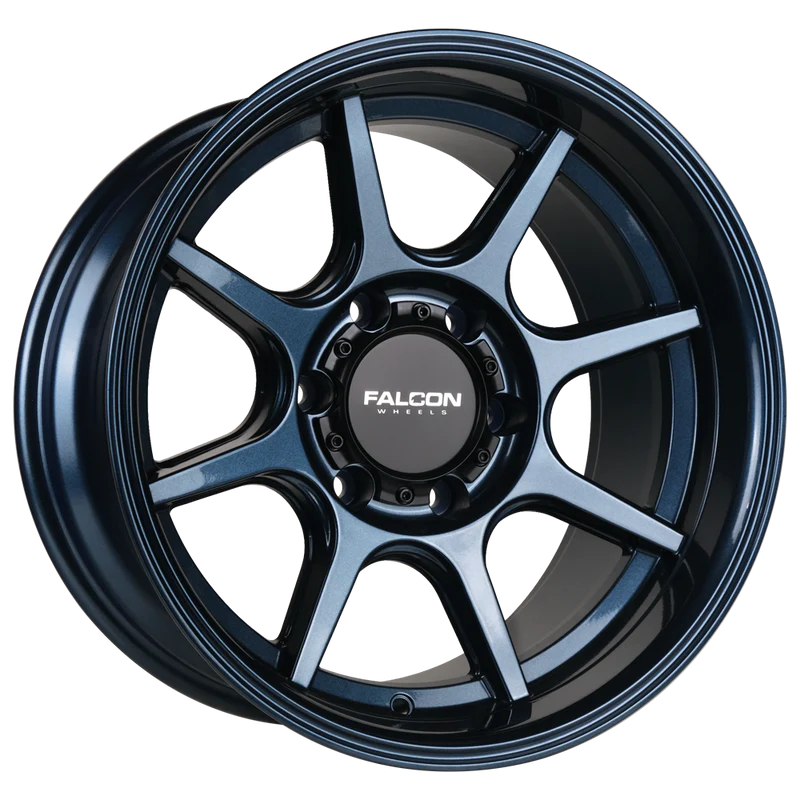 Falcon Wheels - T8 "Seeker" Battle Blue