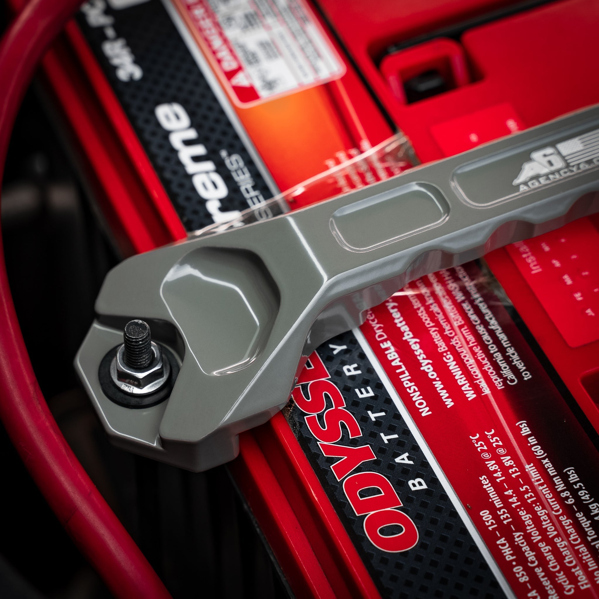 Agency 6 - Toyota / Lexus Billet Battery Hold Down Bar