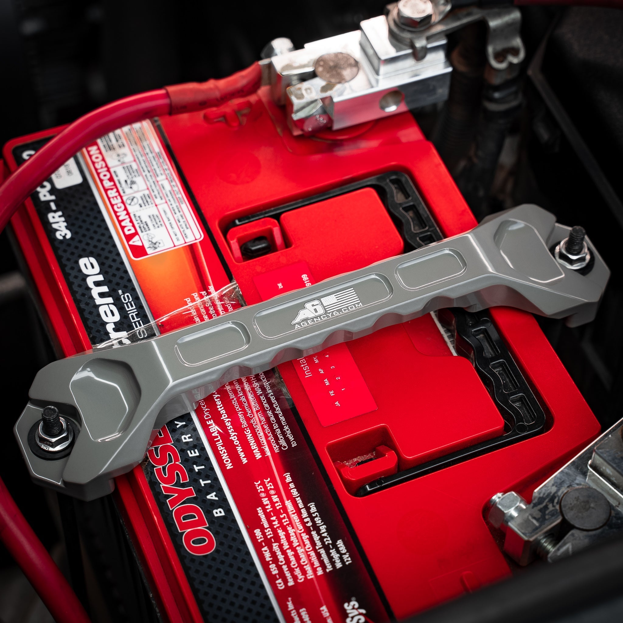 Agency 6 - Toyota / Lexus Billet Battery Hold Down Bar