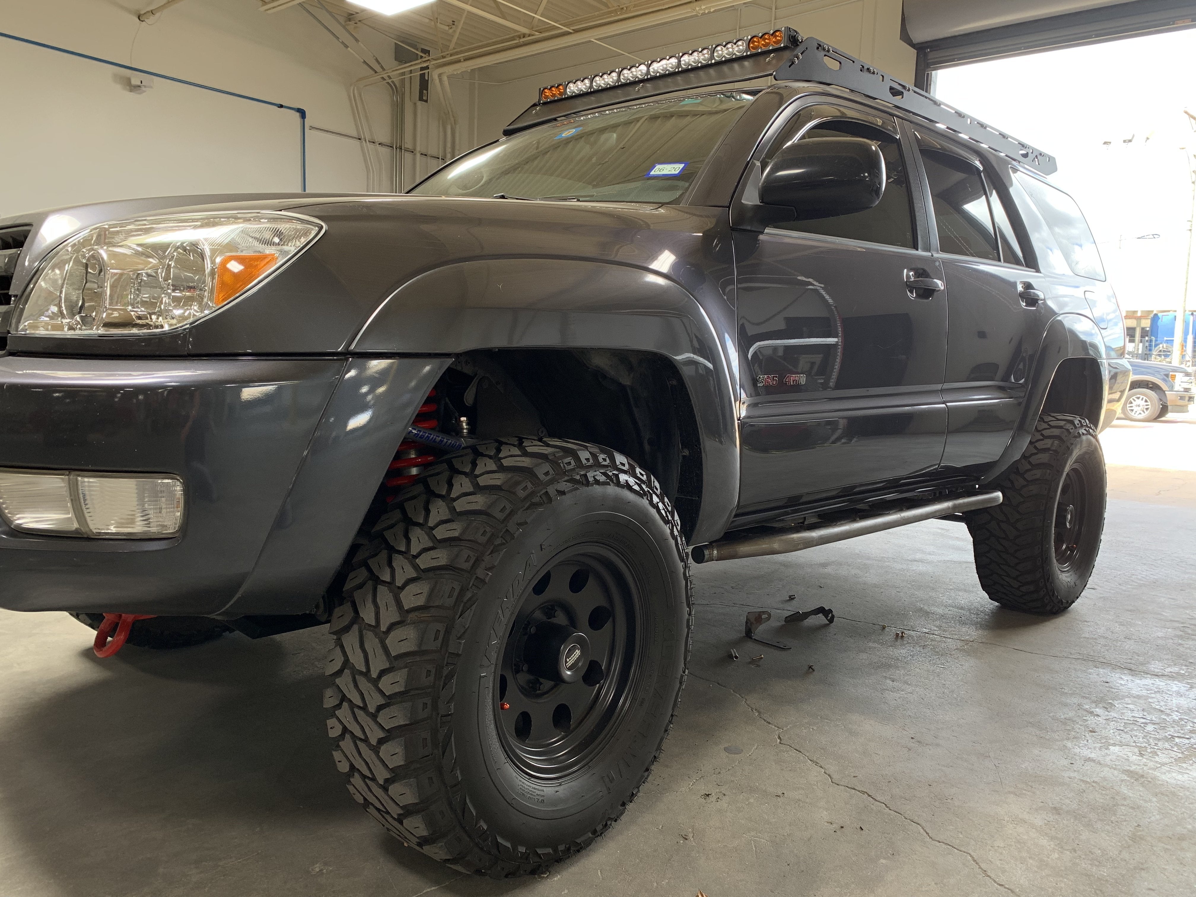 Cali Raised LED - Trail Edition Bolt On Rock Sliders - Toyota 4Runner (2003-2009)
