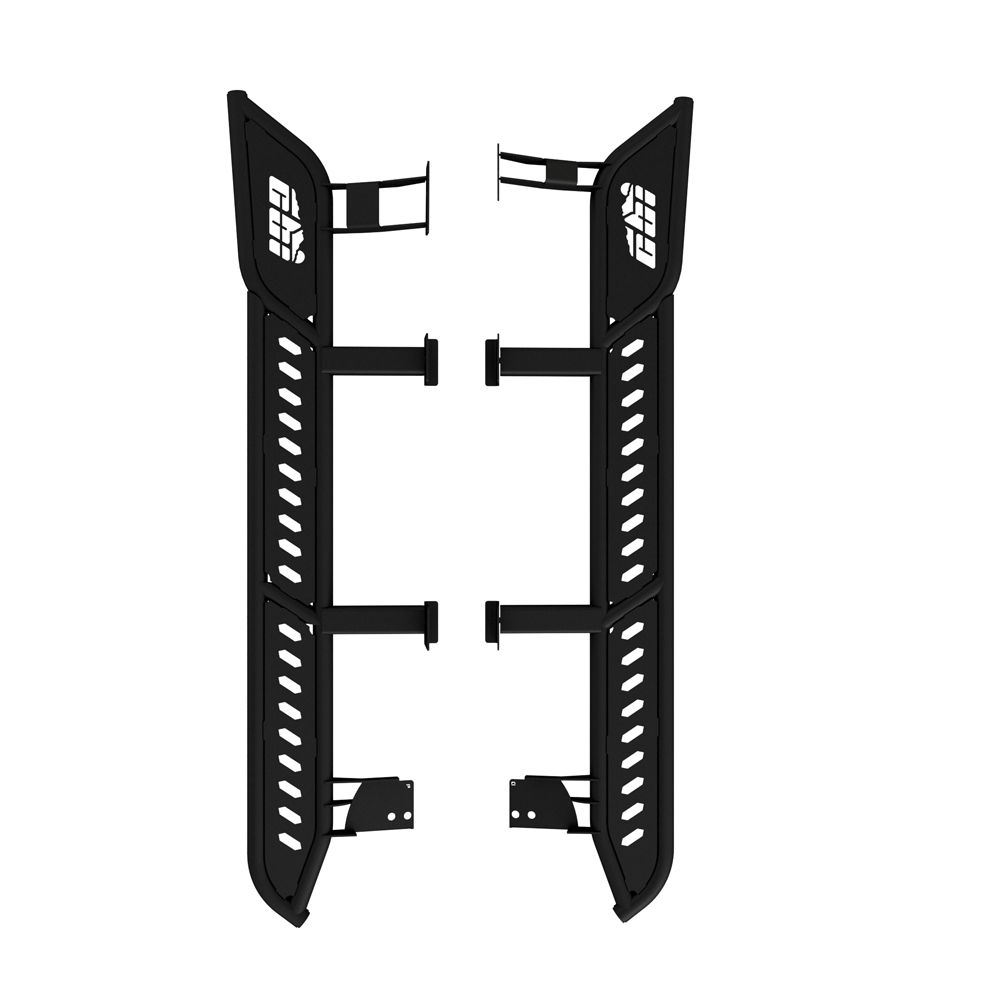 CBI Offroad Fab - Overland Kickout Rock Sliders - Toyota Land Cruiser 250 (2024-2026)