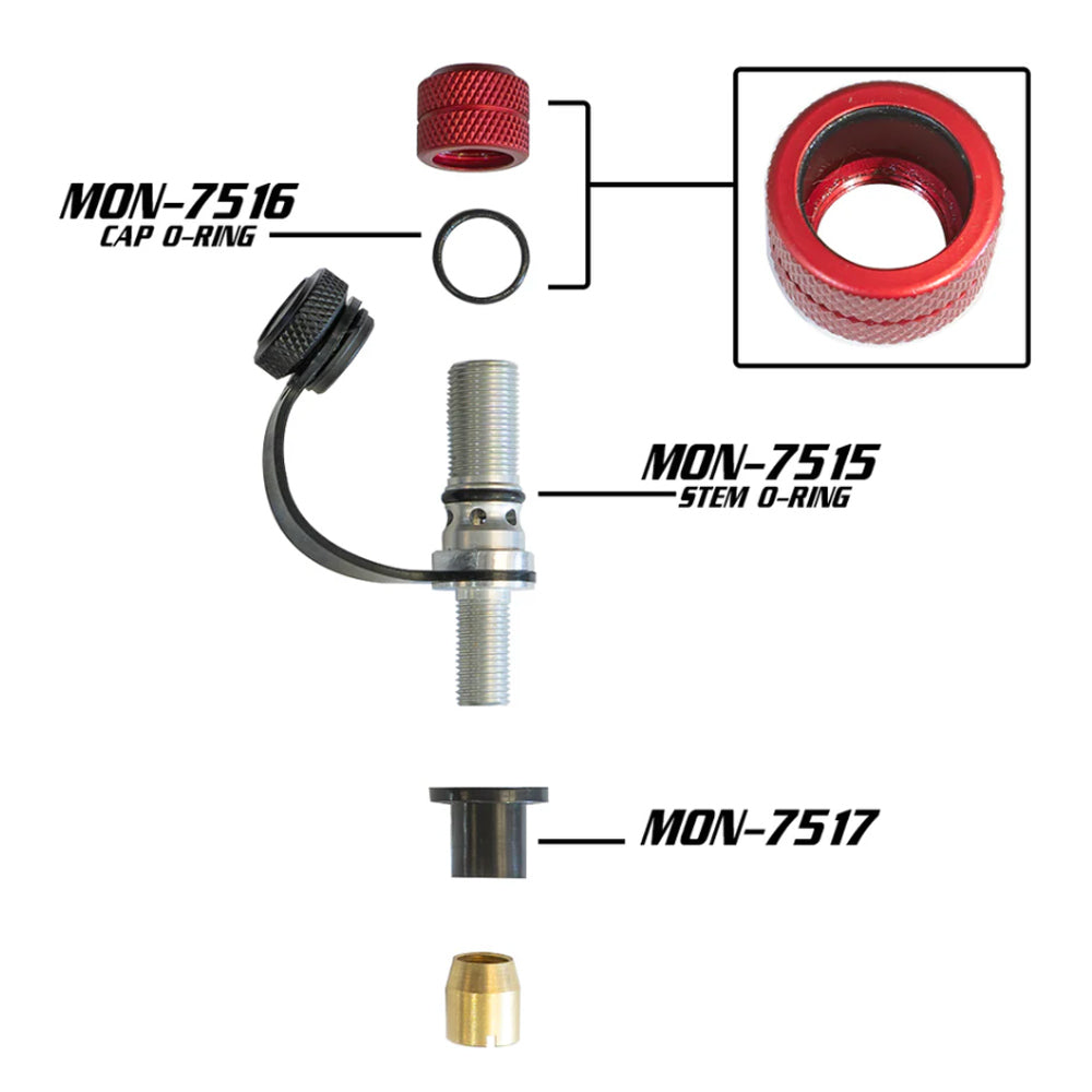 Power Tank - Single Monster Valve Wedge (MV3) Tire Deflator Power Tank