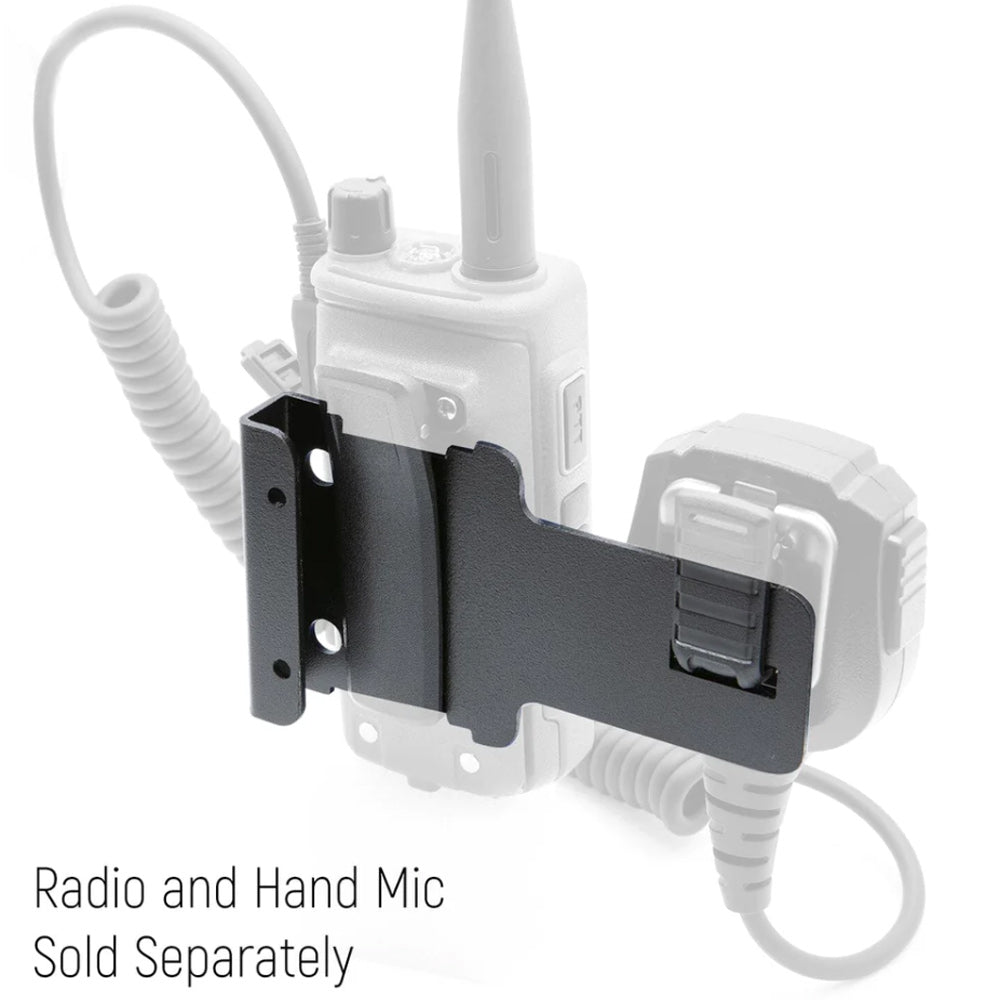 Rugged Radios - Radio and Speaker Mic Mount for Handheld Radios