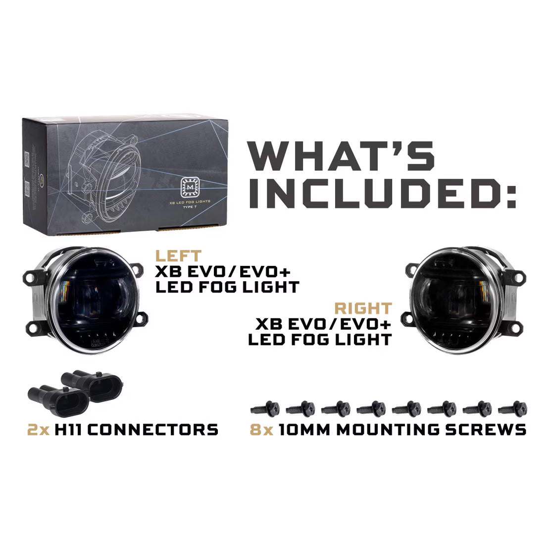 Morimoto - XB Evo+ LED Fog Lights - Toyota 4Runner (2010-2024)