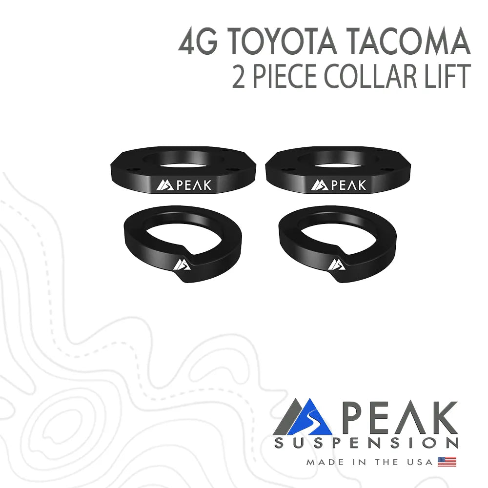 Peak Suspension - 2-Collar Lift Kit - Toyota Tacoma (2024+)