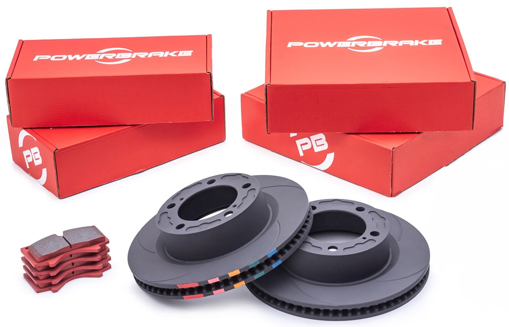 PowerBrake - D-Line Rotor & Pad Kit