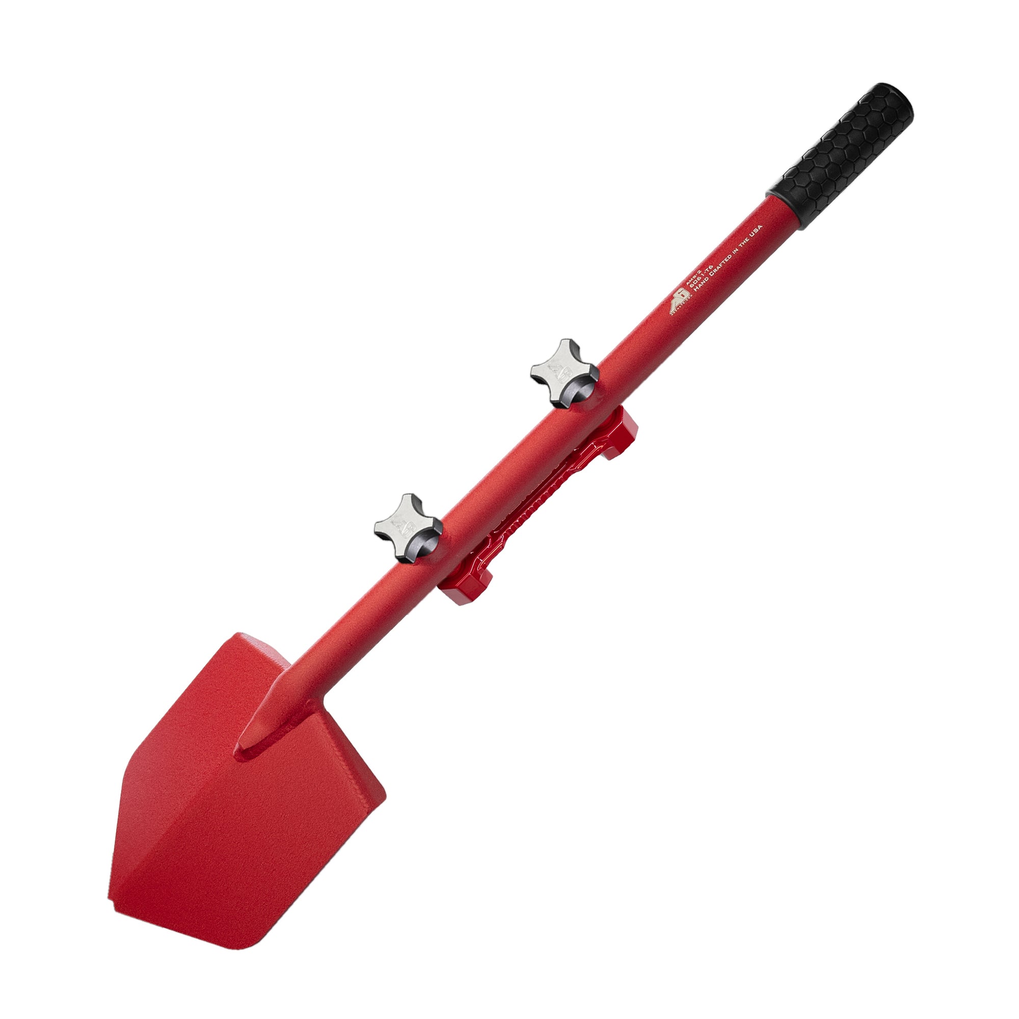 Agency 6 - Shovel / Mount Combo - Red Long Shovel / Red SSM with Knobs