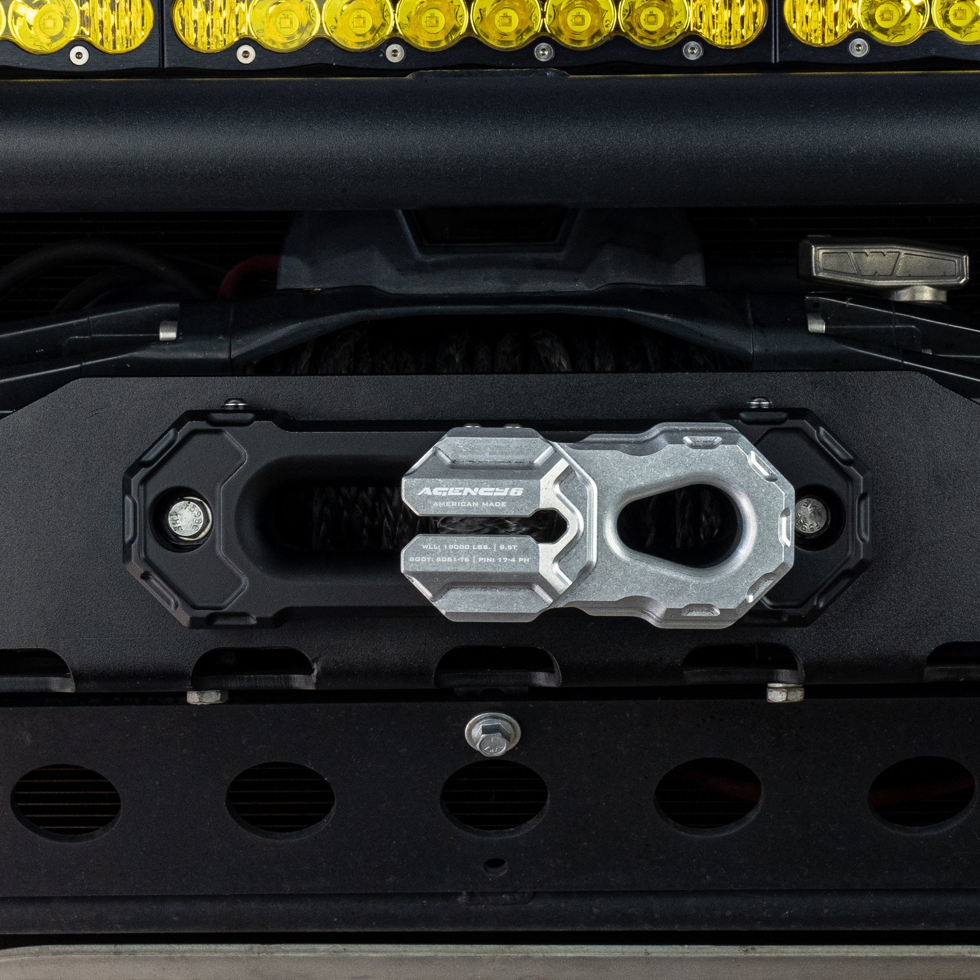 Agency 6 - Billet Winch Shackle - RAW