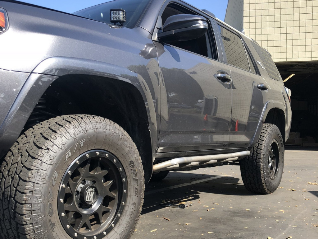 Cali Raised LED - Trail Edition Bolt On Rock Sliders - Toyota 4Runner (2010-2024)