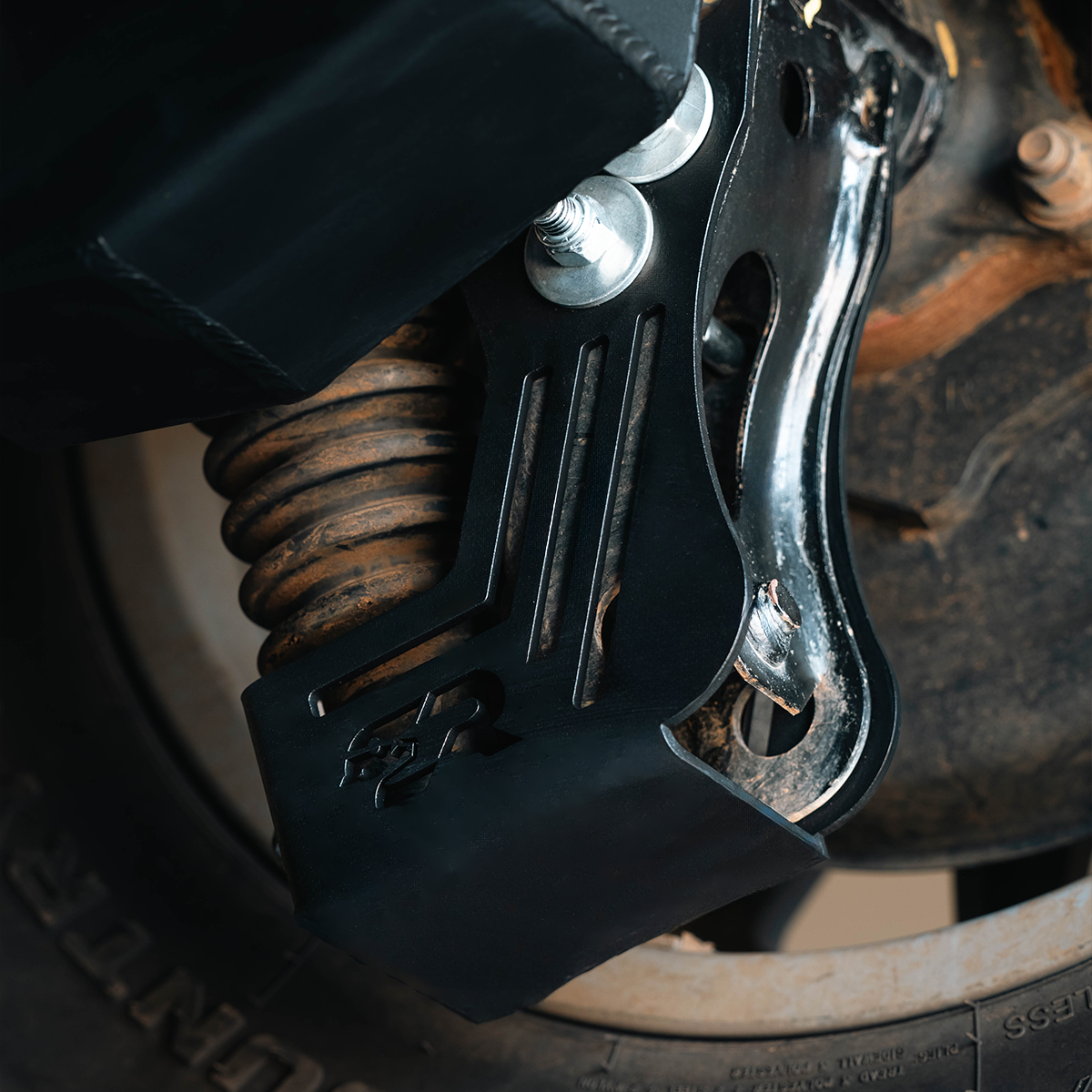 Cali Raised LED - Rear Shock Skid Plate - Toyota Tacoma (2024+)