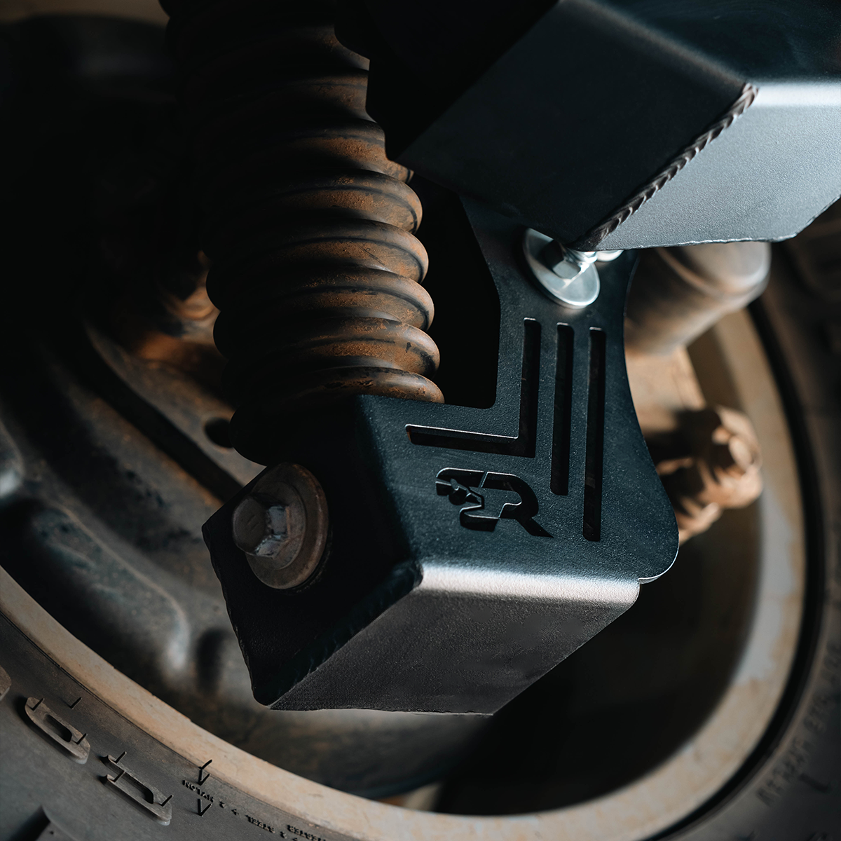 Cali Raised LED - Rear Shock Skid Plate - Toyota Tacoma (2024+)