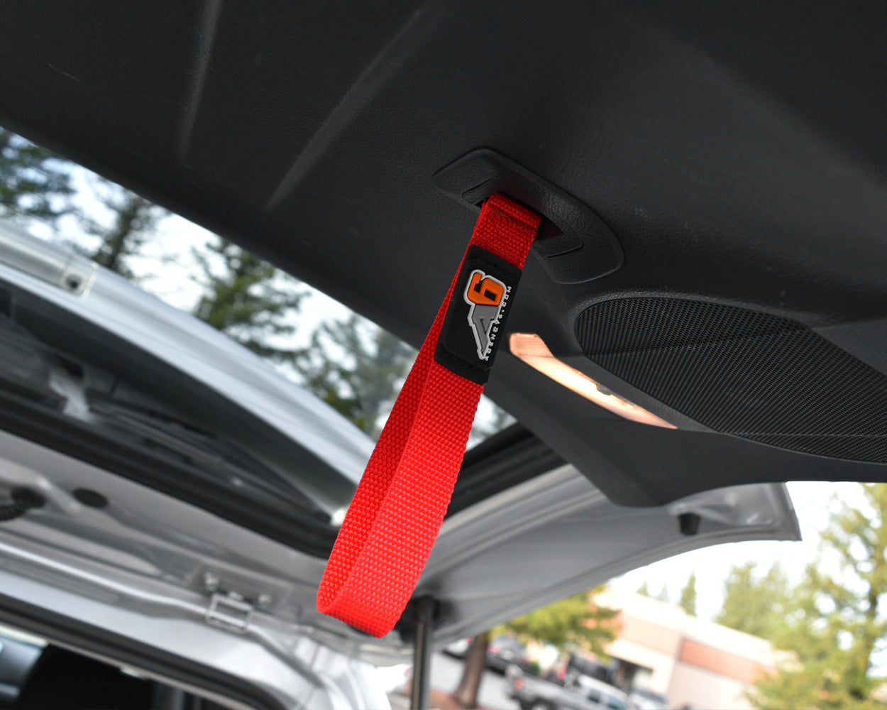 Agency 6 - Rear Lift Gate Hatch Pull Assist Strap (RED) - (5TH GEN) Toyota 4Runner