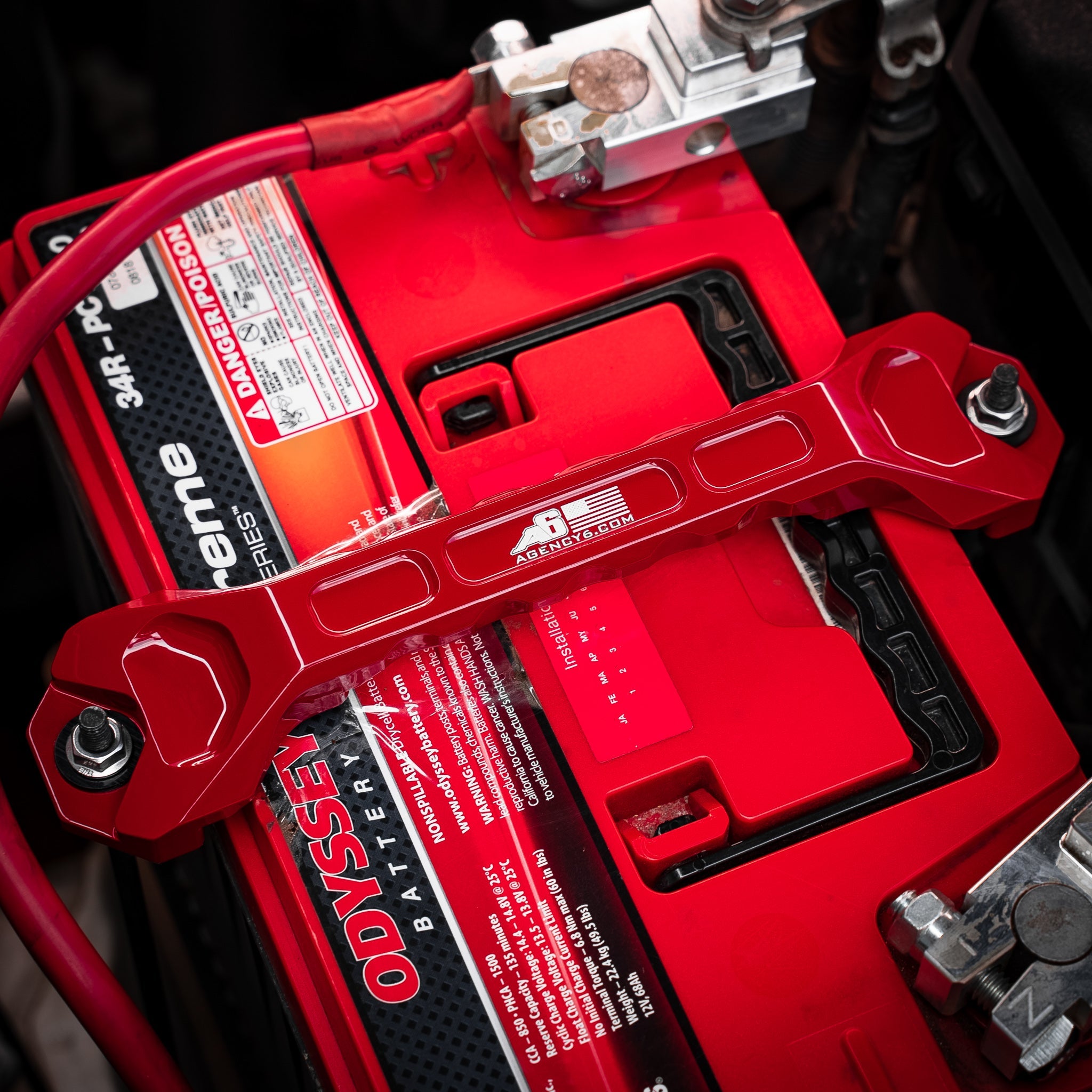 Agency 6 - Toyota / Lexus Billet Battery Hold Down Bar