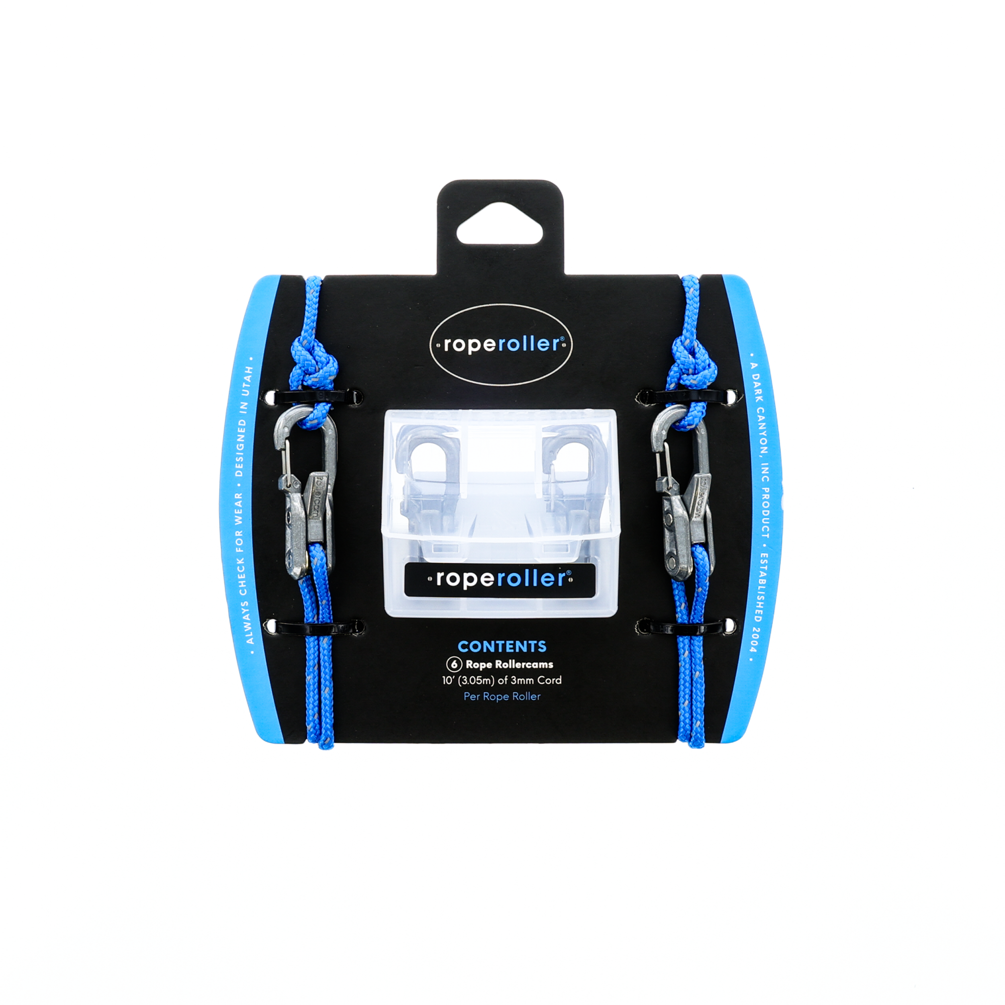Rollercam - 6-Pack Roperoller with Accessory Cord and Carry Case