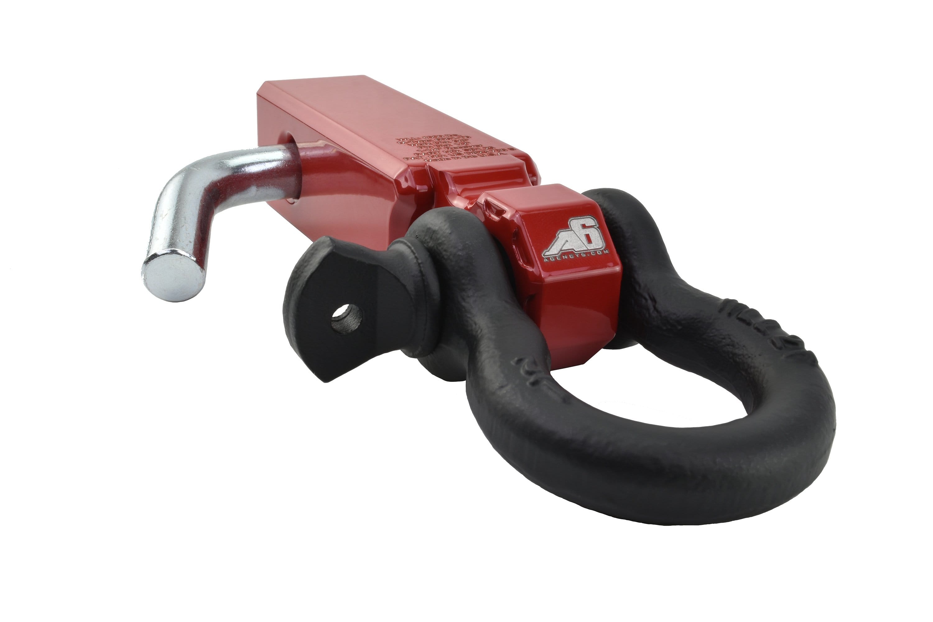 Agency 6 - Shackle Block 1.25" Assembly - Red