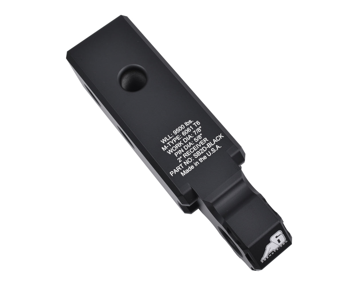 Agency 6 - Shackle Block 2" Assembly - Black