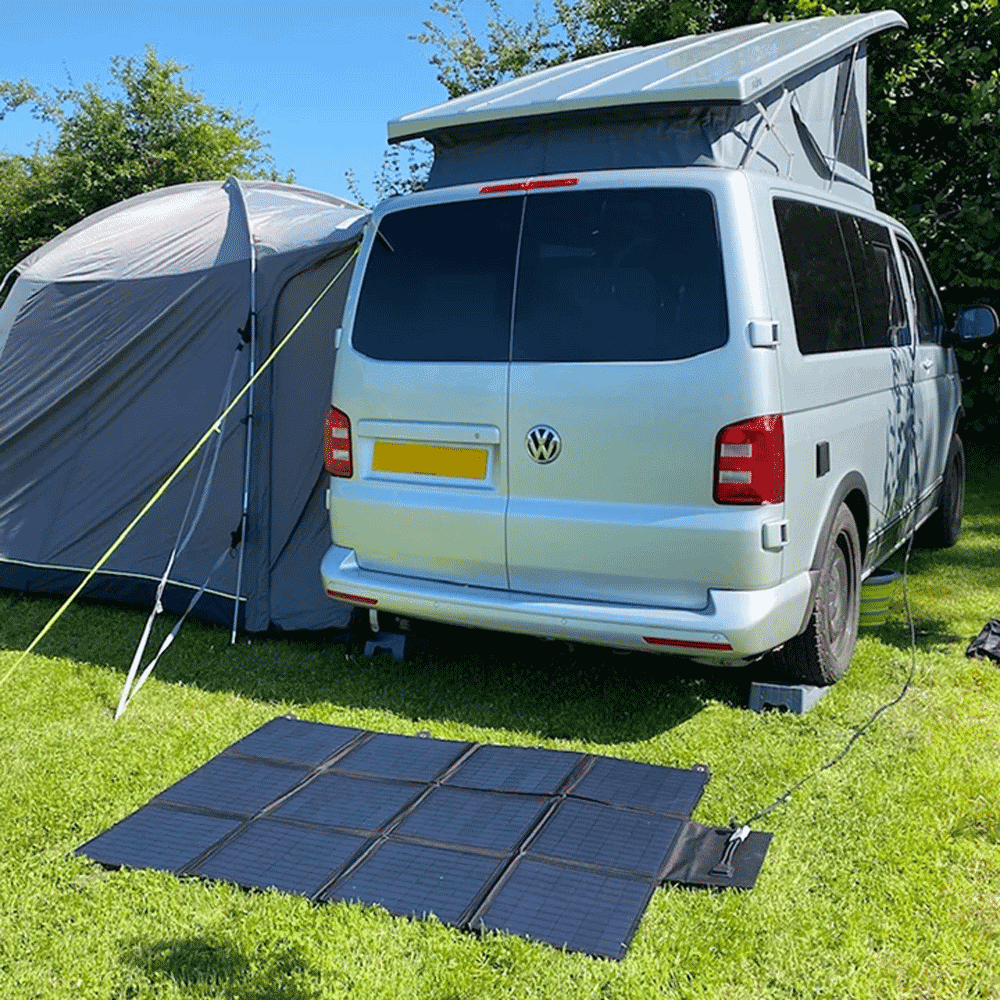 Lensun Solar - 200W 12V Solar Blanket for 12V Battery or Power Station