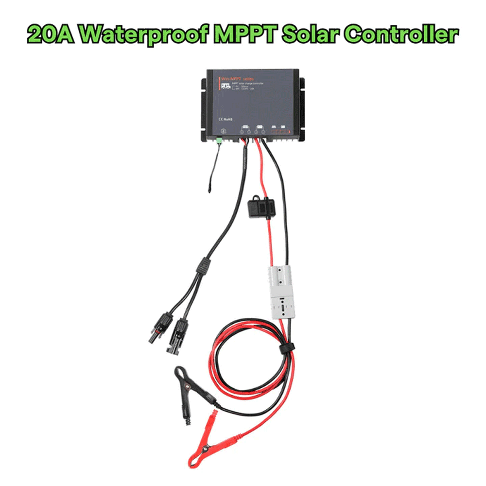 Lensun Solar - 200W 12V Solar Blanket for 12V Battery or Power Station