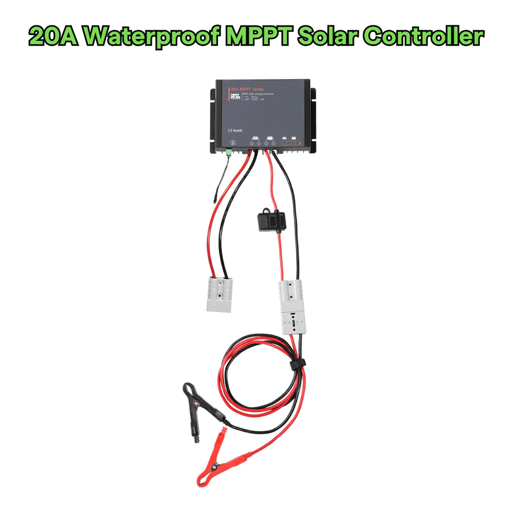 Lensun Solar - 300W Solar Blanket Complete Kit with Waterproof MPPT Regulator