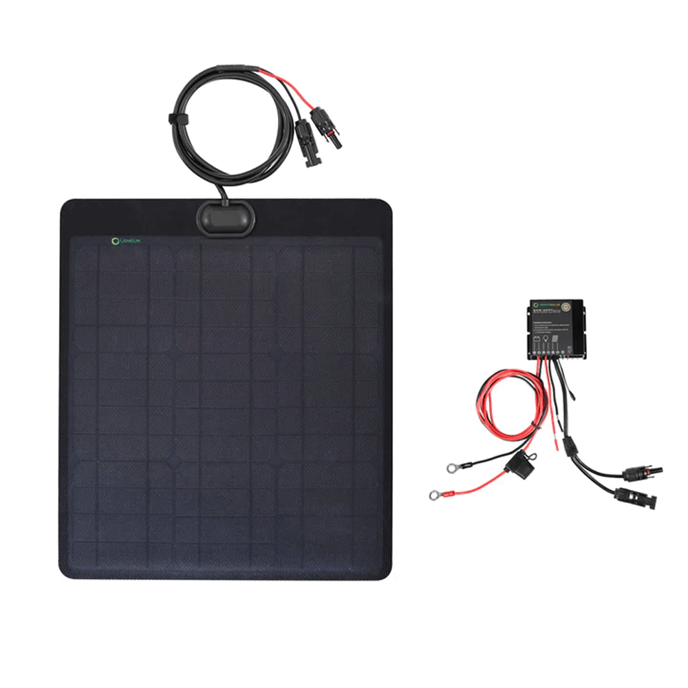 Lensun Solar - 25W Hood Flexible Solar Panel - Sport - Toyota Tacoma (2005-2015)