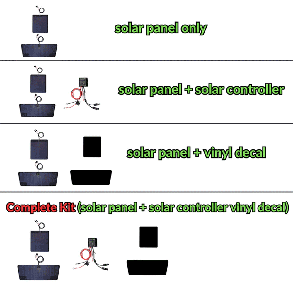 Lensun Solar - 60W Hood Flexible Solar Panel - Sport - Toyota Tacoma (2005-2015)