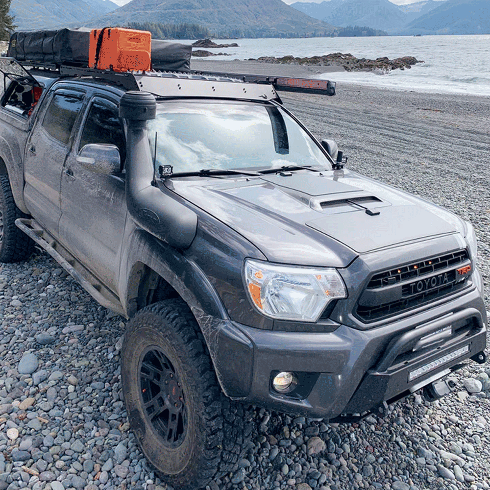 Lensun Solar - 60W Hood Flexible Solar Panel - Sport - Toyota Tacoma (2005-2015)