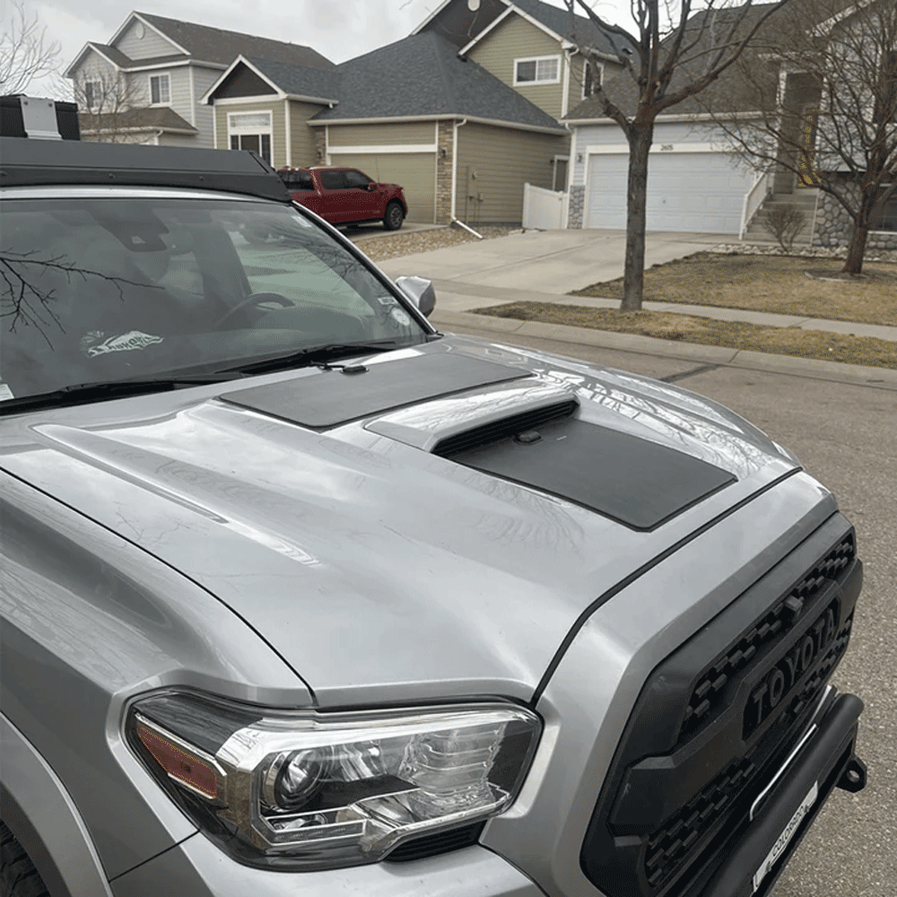 Lensun Solar - 50W Hood Solar Panel - TRD Pro / Sport - Toyota Tacoma (2016-2023)