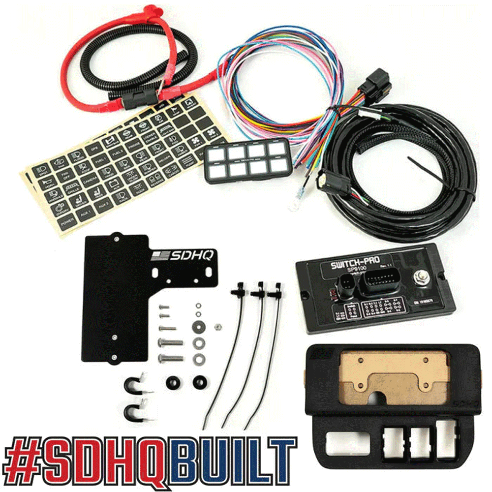 SDHQ - Complete Switch Pros SP-9100 Mounting Kit - Toyota Tacoma (2016-2023)