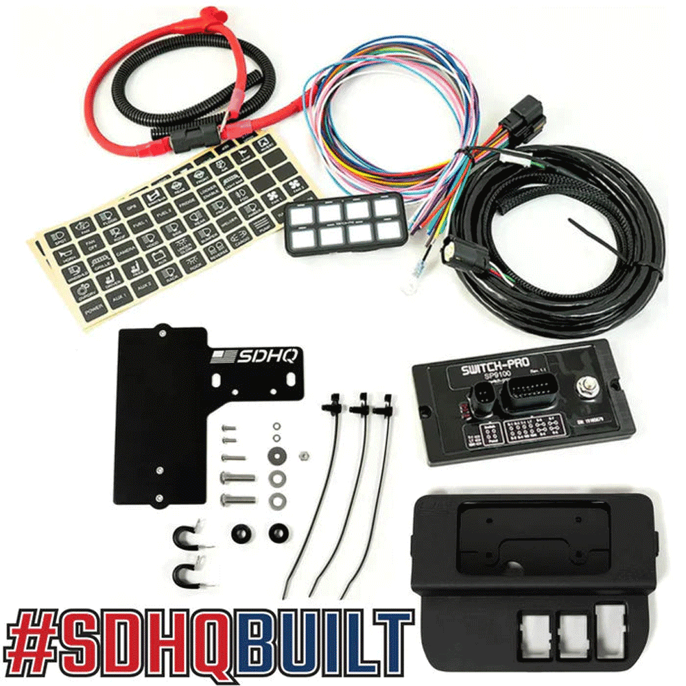 SDHQ - Complete Switch Pros SP-9100 Mounting Kit - Toyota Tacoma (2016-2023)